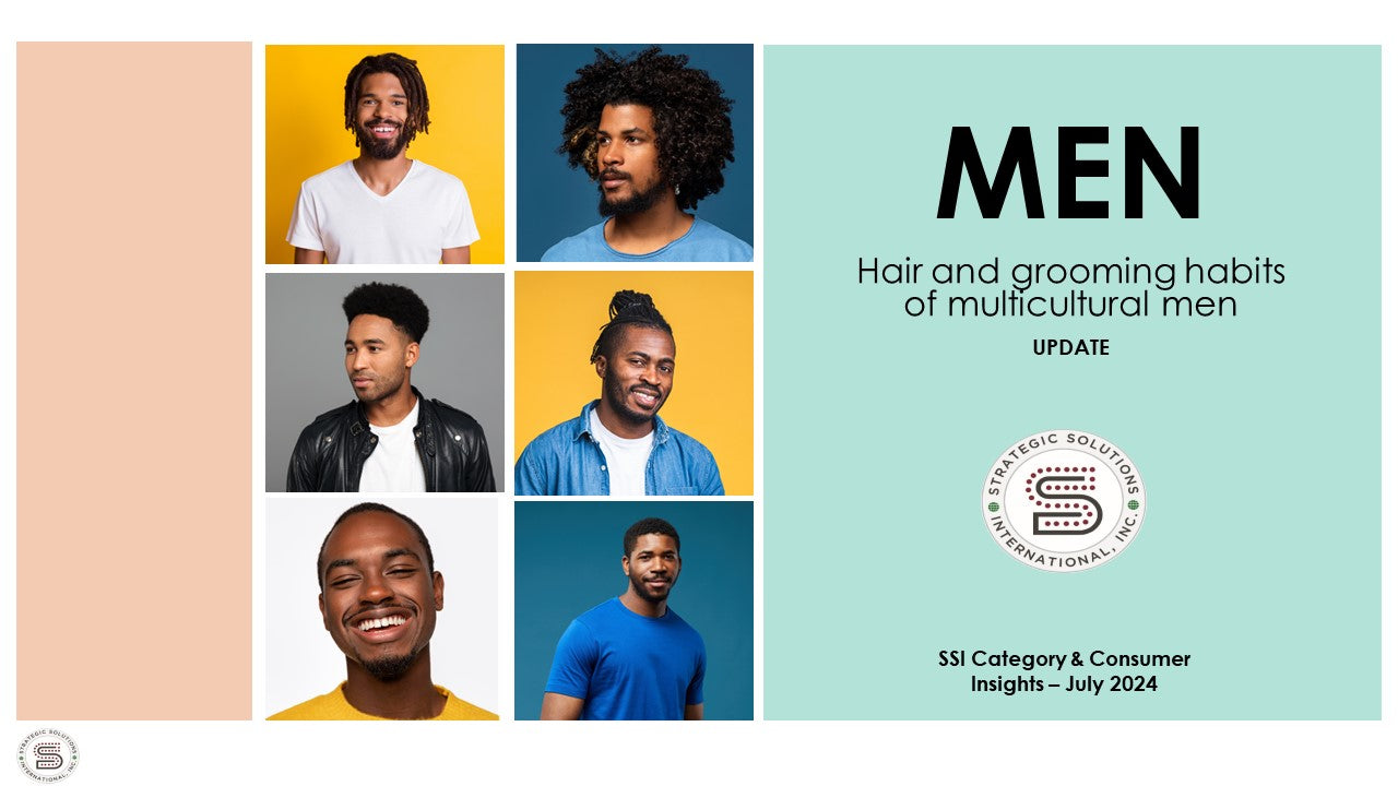 MEN: A Deep dive into the Multicultural males styling, purchasing and grooming habits. (update)