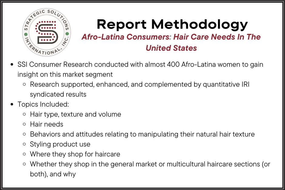 Afro-Latina Consumers: Hair Care Needs In The United States