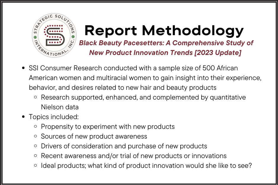 Black Beauty Pacesetters: A Comprehensive Study of New Product Innovation in Multicultural Hair Care [2023 Update]