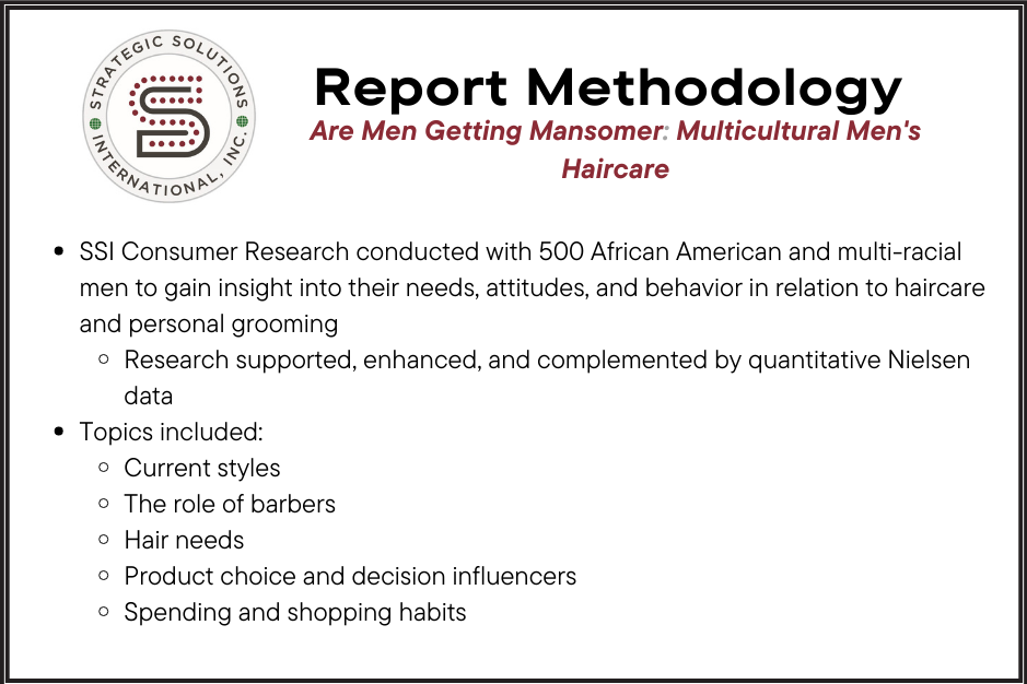 Are Men Getting Mansomer: Consumer Insights on Multicultural Men's Haircare