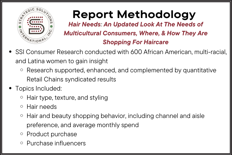 Hair Needs: An Updated Look At The Needs of Multicultural Consumers, Where, & How They Are Shopping For Haircare