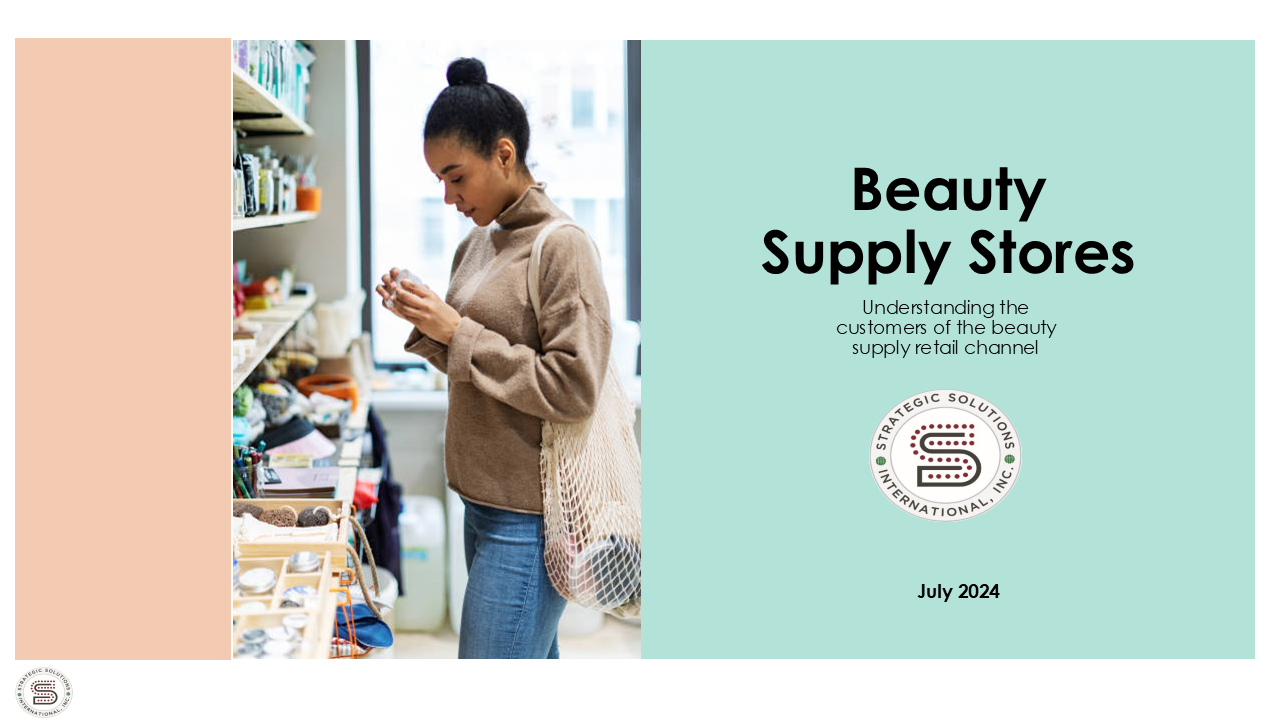 Beauty Supply Stores:  Understanding the Customers at the Beauty Supply Retail Channel